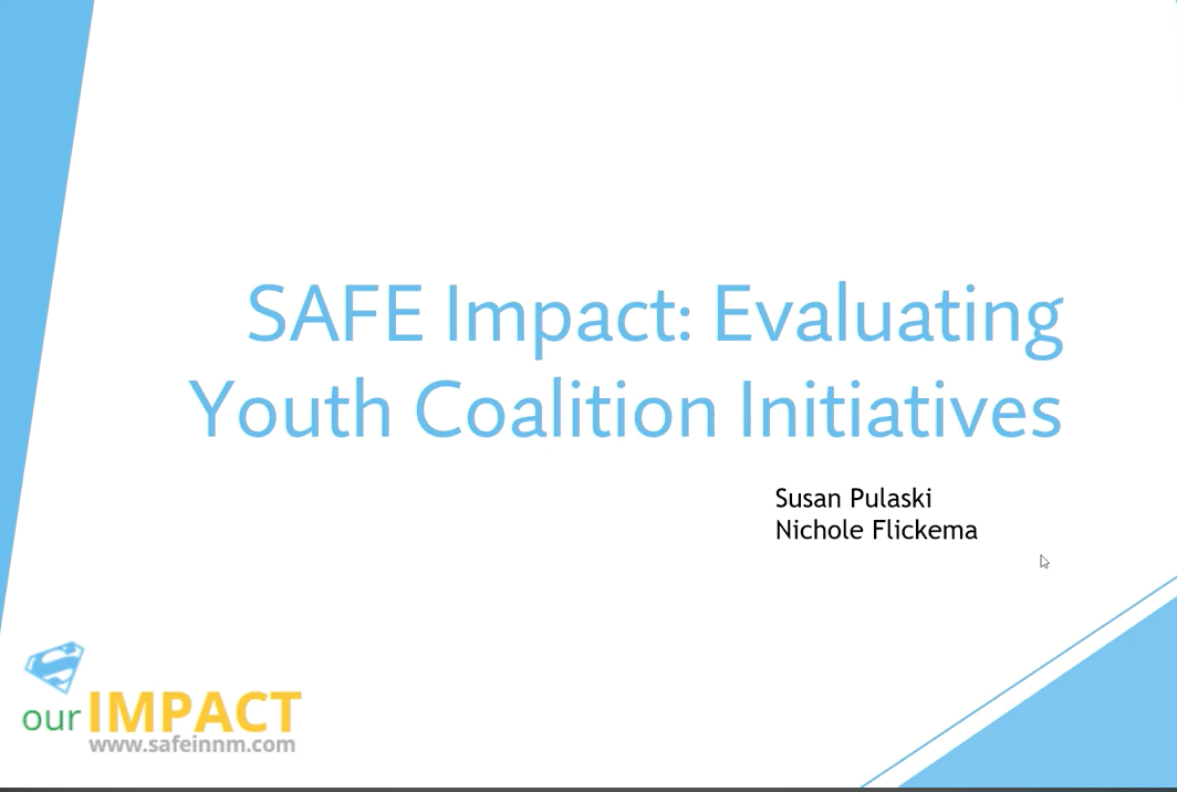 SAFE Impact: Evaluating Youth Coalition Initiatives cover